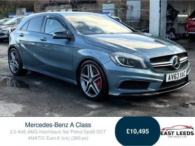 Used Mercedes A45 AMG AMG 360 HP (264 kW) 2013 Blue Hatchback
