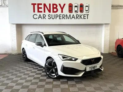 Used Cupra Leon VZ3 245 HP (180 kW) 2022 White Estate