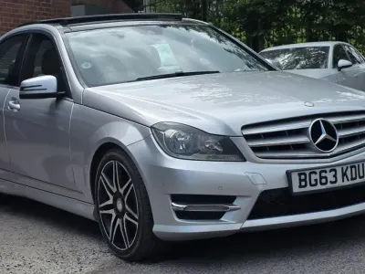 Begagnad Mercedes C250 Sport Edition 2014 Silver Sedan