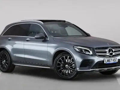 Used Mercedes GLC220 AMG line 170 HP (125 kW) 2017 Grey SUV