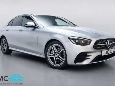 Used Mercedes E200 AMG line 197 HP (144 kW) 2022 Silver Sedan