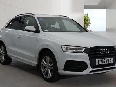 Used Audi Q3 S-Line 150 HP (110 kW) 2015 Ibis white SUV