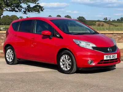 Used Nissan Note Acenta 2016 Red Hatchback