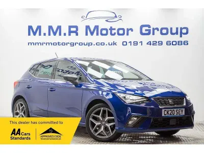 Used Seat Ibiza XCELLENCE Lux 115 HP (84 kW) 2020 Blue Hatchback