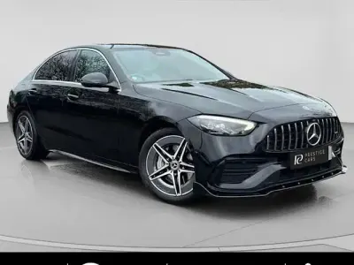 Used Mercedes C300 AMG line 258 HP (189 kW) 2022 Black Sedan