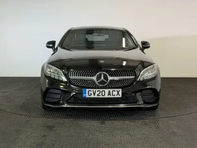 Used Mercedes C200 AMG line 2020 Black Coupe