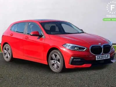 Begagnad BMW 116 Comfort Edition 116 HK (85 kW) 2020 Röd Halvkombi