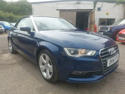 Used Audi A3 Cabriolet Sport 150 HP (110 kW) 2014 Blue Cabriolet