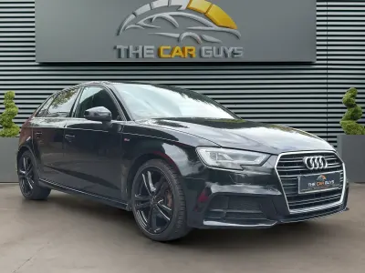 Used Audi A3 S-Line 110 HP (80 kW) 2016 Black Hatchback