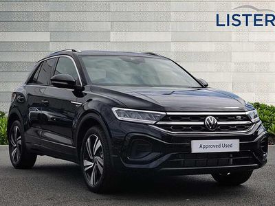 Deep black pearl Used 2025 VW T-Roc R-line SUV | £29,990 (Expensive)