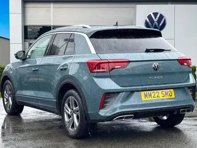 Used VW T-Roc R-line 150 HP (110 kW) 2022 Blue SUV
