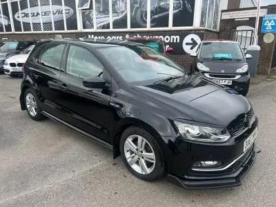 Used VW Polo Edition 90 HP (66 kW) 2017 Black Hatchback