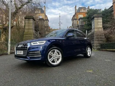 Used Audi Q5 S-Line 190 HP (139 kW) 2019 Blue SUV