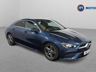 Begagnad Mercedes CLA180 AMG line 136 HK (100 kW) 2022 Blå Sedan