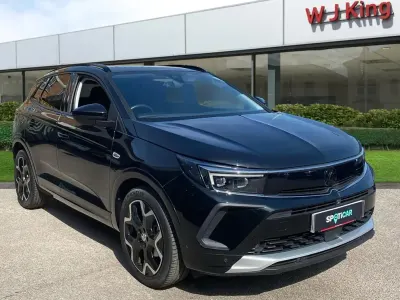 Used Vauxhall Grandland X Ultimate 130 HP (95 kW) 2022 Black SUV