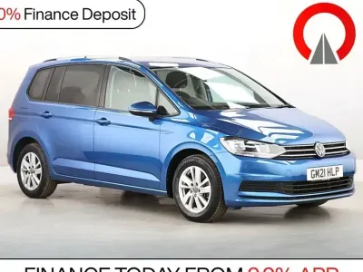 Used VW Touran SE 150 HP (110 kW) 2021 Blue MPV
