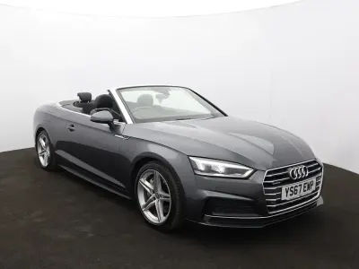 Used Audi A5 Cabriolet S-Line 248 HP (182 kW) 2017 Grey Cabriolet