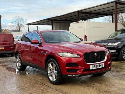 Used Jaguar F-Pace Portfolio 240 HP (176 kW) 2018 Red SUV