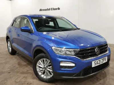 Used VW T-Roc S 110 HP (80 kW) 2021 Blue SUV