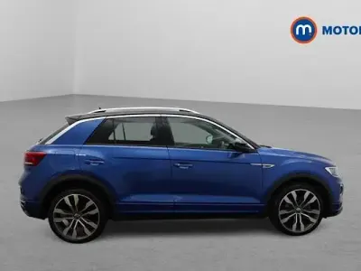 Used VW T-Roc R-line 150 HP (110 kW) 2021 Blue SUV
