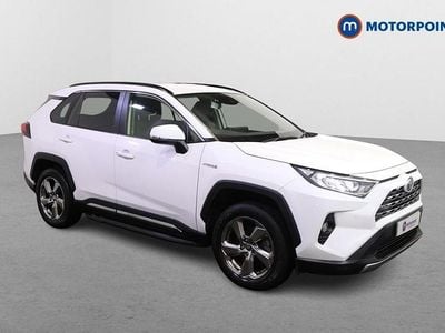White Used 2019 Toyota RAV4 Hybrid Design SUV | £21,899 (Fair price)