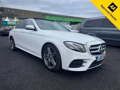 Begagnad Mercedes E200 AMG Line Premium Plus 2017 Vit Sedan