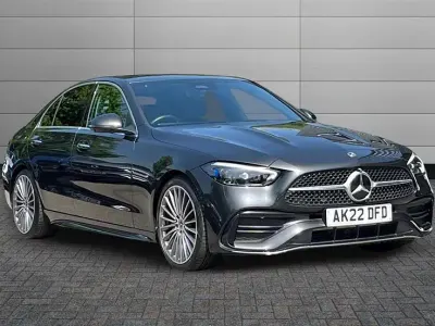 Usado Mercedes C200 AMG Line Premium 204 HP (150 kW) 2022 Cinzento Sedan