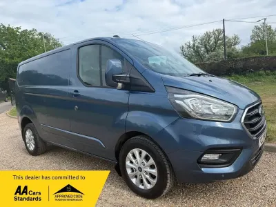 Używany Ford Transit Custom Limited 130 KM (95 kW) 2021 Niebieski Van