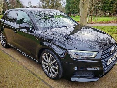 Used Audi A3 Black Edition 150 HP (110 kW) 2019 Black Sedan