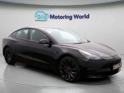 Black Used 2022 Tesla Model 3 Performance Sedan | £19,200 (Good price)