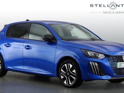 New Peugeot e-208 Allure 100 kW (136 HP) 2025 Blue Hatchback