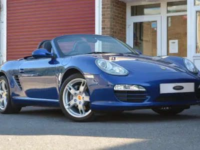 Used Porsche Boxster 255 HP (187 kW) 2009 Blue Cabriolet