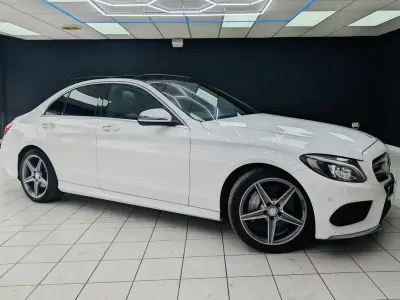 Used Mercedes C300 AMG Line Premium Plus 2015 White Sedan