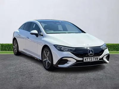 Used Mercedes EQE300 AMG Line Premium 180 kW (245 HP) 2023 White Sedan