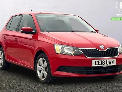 Red Used 2018 Skoda Fabia SE Hatchback | £6,899 (Fair price)