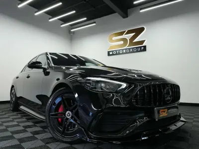 Used Mercedes C220 AMG line 2023 Black Sedan
