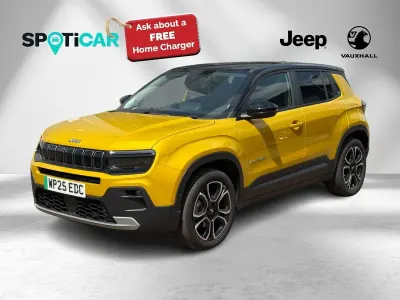 Used Jeep Avenger Summit 114 kW (156 HP) 2025 Yellow/black SUV