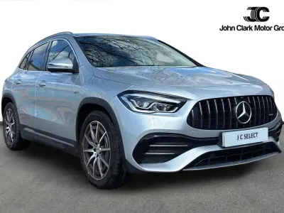 Käytetty Mercedes GLA35 AMG 306 HP (225 kW) 2021 Hopea Katumaasturi