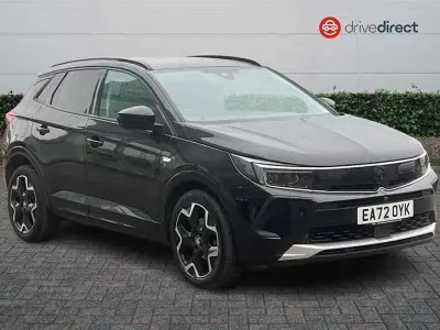 Used Vauxhall Grandland X Ultimate 130 HP (95 kW) 2022 Black SUV