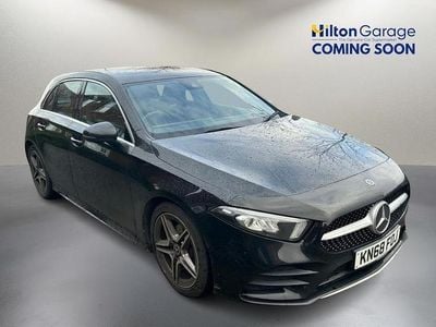 Black Used 2018 Mercedes A180 AMG line Hatchback | £13,450 (Fair price)