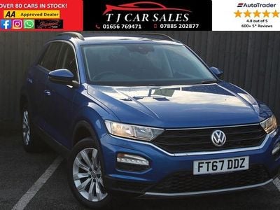 Used VW T-Roc SE 150 HP (110 kW) 2018 Blue SUV