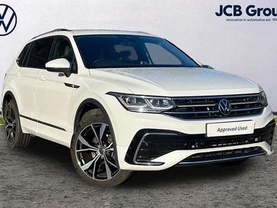 White Used 2022 VW Tiguan Allspace R-line SUV | £28,695 (Fair price)