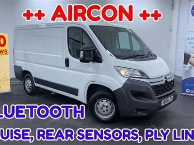 used Citroën Relay 2.0 30 L1H1 ENTERPRISE ++ AIRCON ++ CRUISE ++ BLUETOOTH ++ REAR SENSORS, PLY LINED, CRUISE CONTROL,