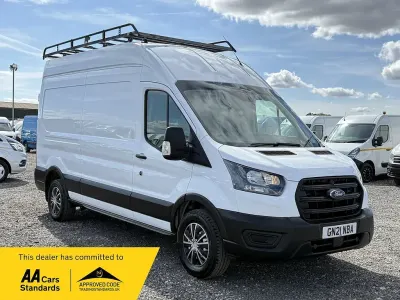 Used Ford Transit 130 HP (95 kW) 2021 White Van