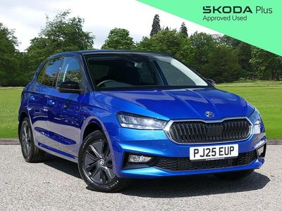 Blue Used 2025 Skoda Fabia Design Edition Hatchback | £18,995 (Fair price)