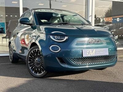 Used Fiat 500e La Prima 86 kW (118 HP) 2021 Green Cabriolet