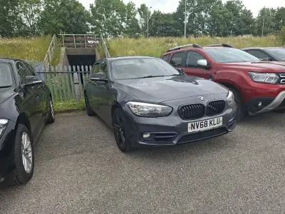 Used BMW 118 Sport Line 136 HP (100 kW) 2019 Grey Hatchback