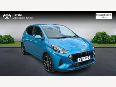 Used Hyundai i10 Premium 82 HP (60 kW) 2021 Turquoise Hatchback