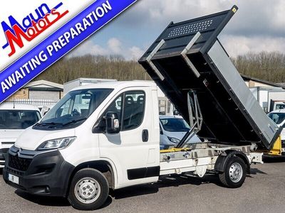 used Citroën Relay 35 BlueHDi 130PS MWB, 1-Way TIPPER, Air Con, DAB, B/tooth, Parking, Towbar