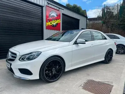 Used Mercedes E350 AMG 2014 White Sedan